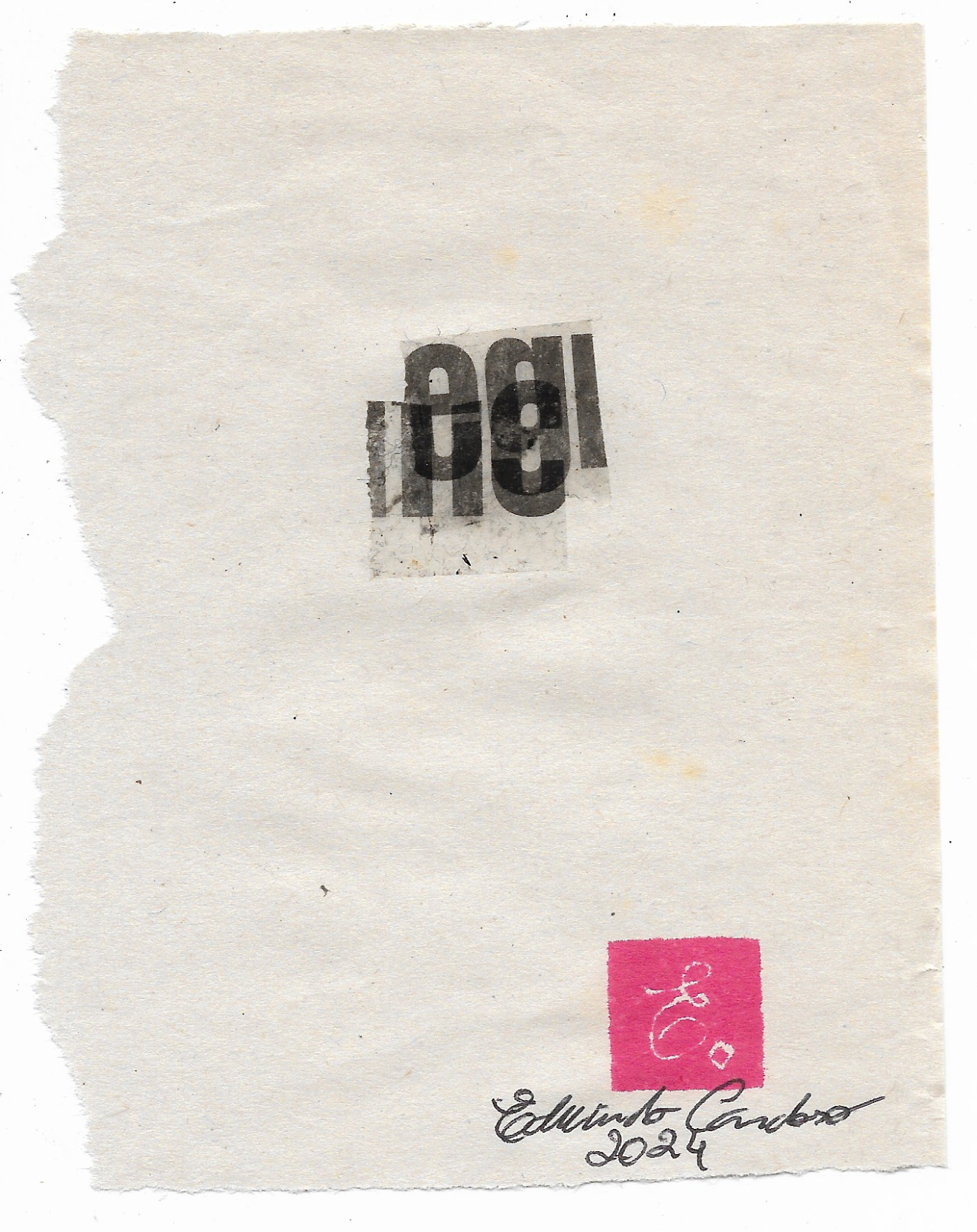 Mixed media collage